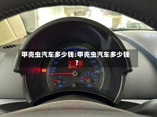 甲壳虫汽车多少钱:甲壳虫汽车多少钱?-第1张图片